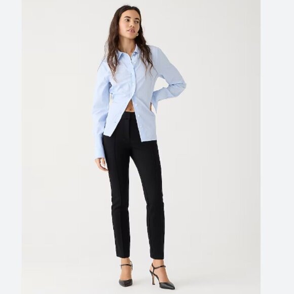 J. Crew Skinny Trouser in Italian Ponte Black Size 6 NWT - Picture 1 of 7